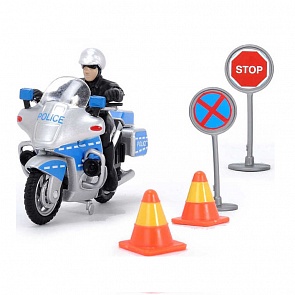 Полицейский набор, свободный ход, 10 см. (Dickie, 3342001)